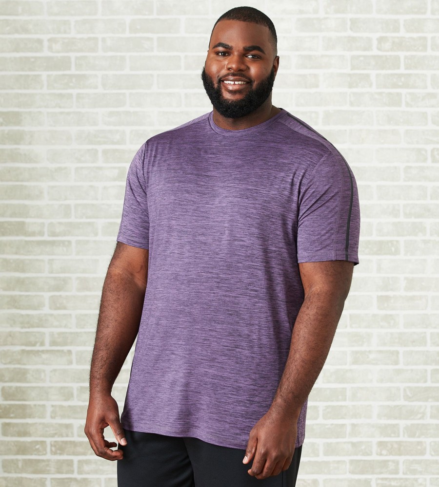 Tops NXT Nortek | Active Space Dye Tee Purple