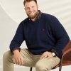 Tops Polo Ralph Lauren | Cable-Knit Crew Neck Sweater Navy