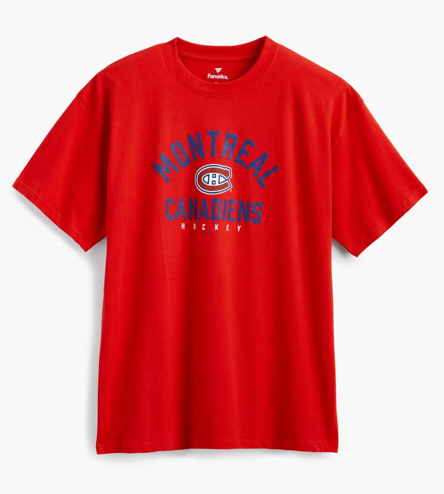 Tops Sports License | Montreal Canadiens Nhl Graphic Tee Red