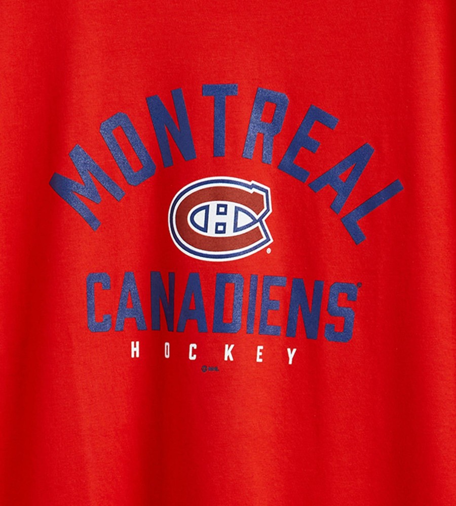 Tops Sports License | Montreal Canadiens Nhl Graphic Tee Red