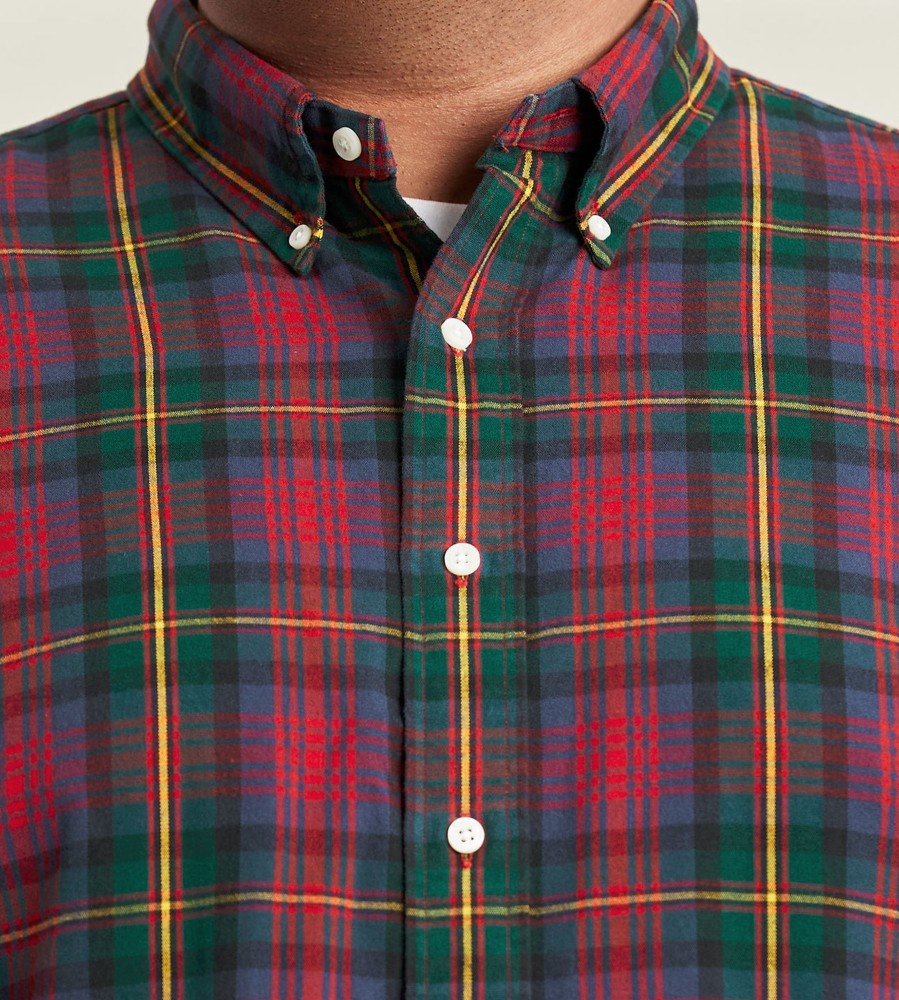 Tops Polo Ralph Lauren | Plaid Oxford Long Sleeve Sport Shirt Red