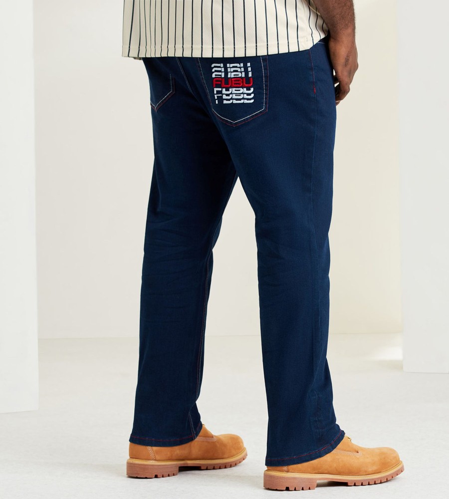 Bottoms Fubu | Classic Fubu Denim Jeans Indigo