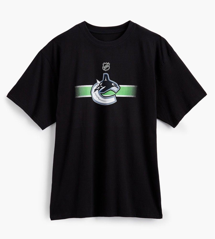 Tops Sports License | Vancouver Canucks Nhl Graphic Tee Black