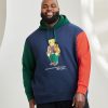 Tops Polo Ralph Lauren | Graphic Fleece Bear Hoodie Navy