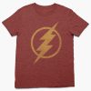 Tops Licensed | The Flash Graphic Tee Red