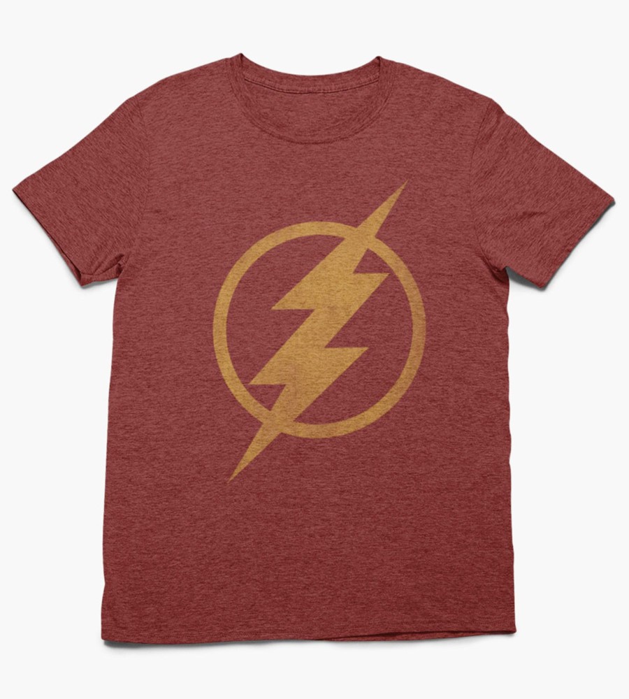 Tops Licensed | The Flash Graphic Tee Red