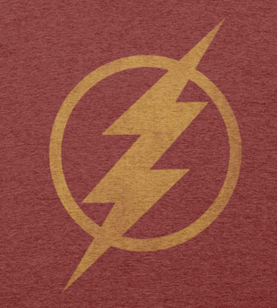 Tops Licensed | The Flash Graphic Tee Red