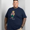 Tops Polo Ralph Lauren | Polo Bear Graphic Tee Navy