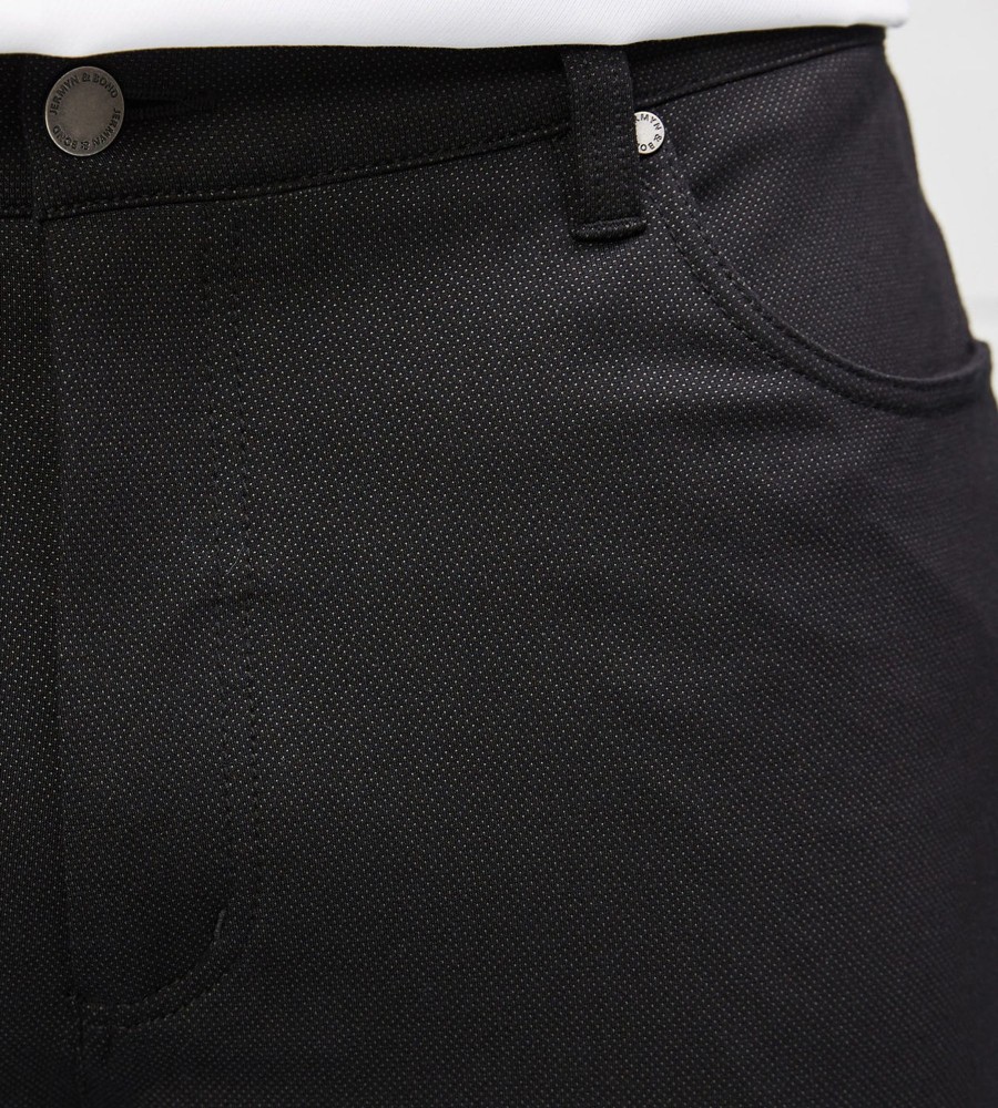 Bottoms Jermyn u0026 Bond | Five-Pocket Knit Pants Black