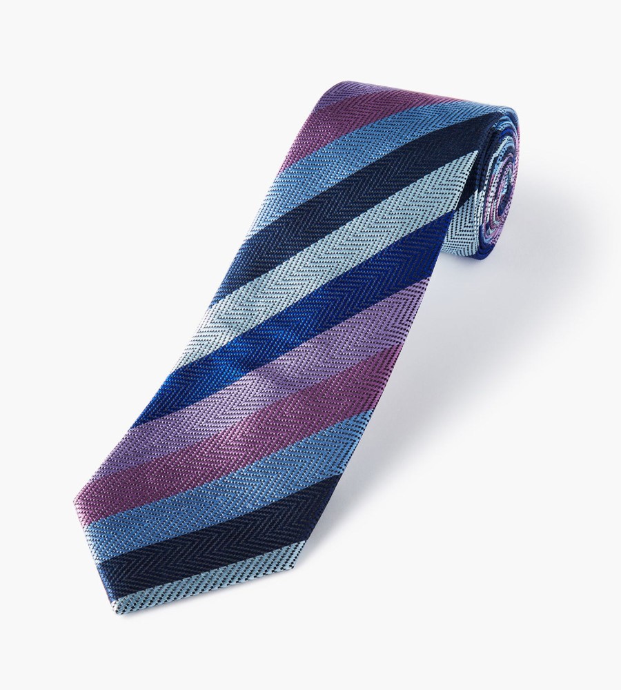 Dresswear Signature Carrington | Herringbone Stripe Tie