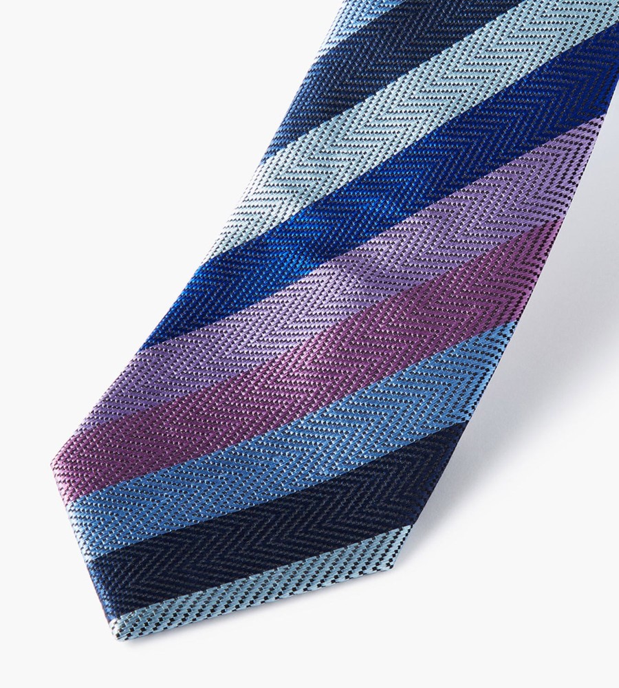 Dresswear Signature Carrington | Herringbone Stripe Tie