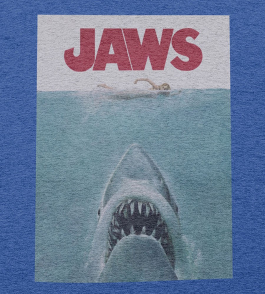 Tops Licensed | Jaws Graphic Tee Blue