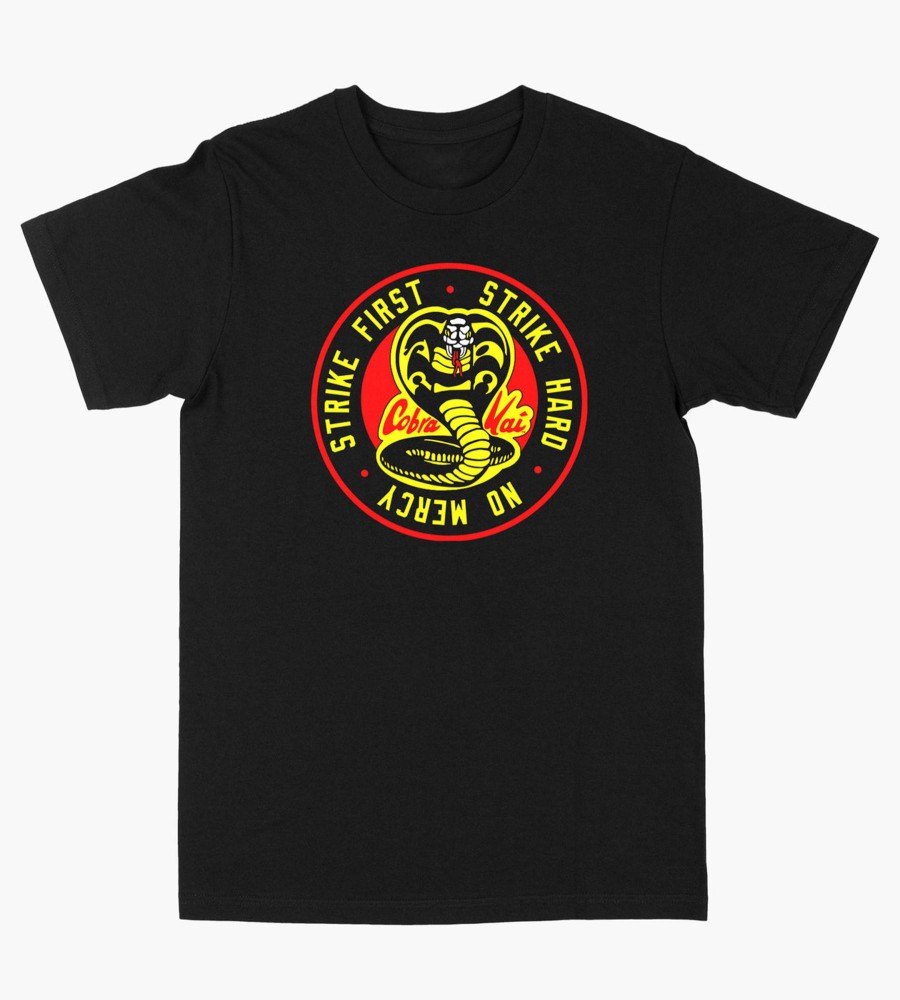 Tops Licensed | Cobra Kai Graphic Tee Black