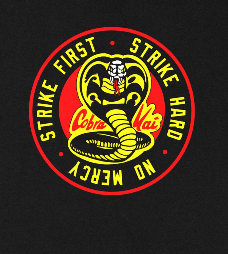 Tops Licensed | Cobra Kai Graphic Tee Black