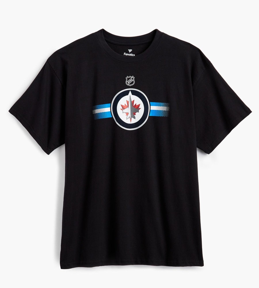 Tops Sports License | Winnipeg Jets Nhl Graphic Tee Black