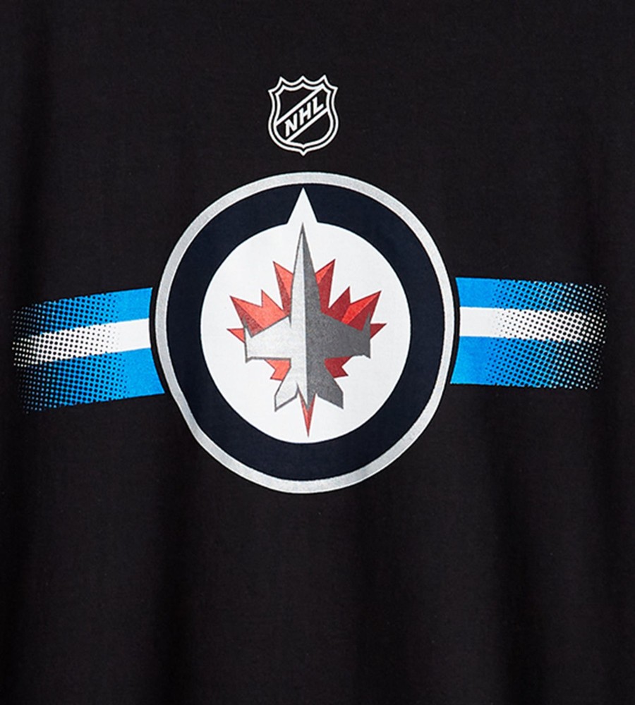 Tops Sports License | Winnipeg Jets Nhl Graphic Tee Black