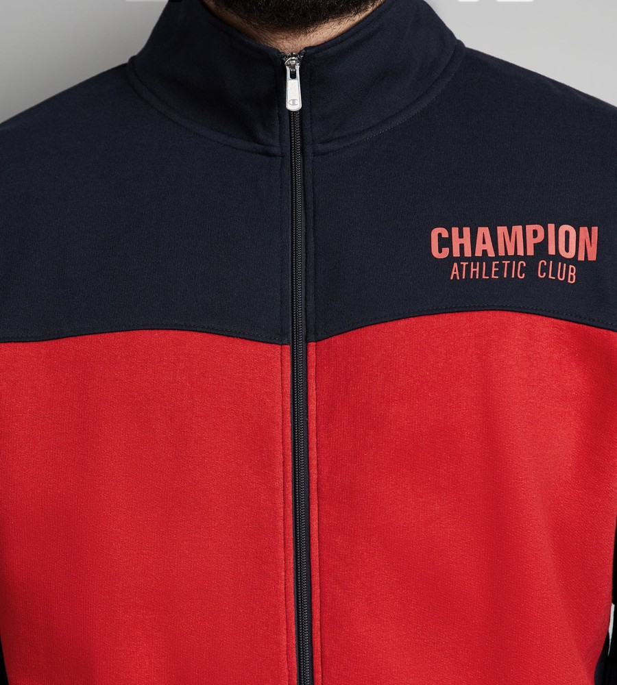 Tops Champion | Taped Warm Up Jacket Navy