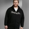 Tops Bench | Dry Tech Full-Zip Logo Hoodie Black