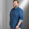 Tops Britches | Easy Care Tonal Long Sleeve Sport Shirt Teal