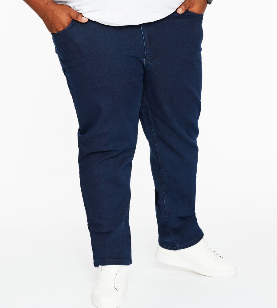 Bottoms Britches | Straight Fit Knit Jeans Indigo