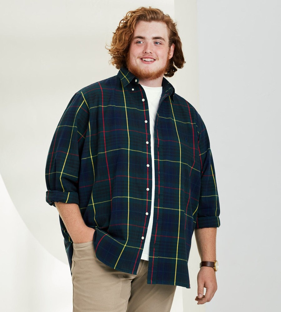 Tops Polo Ralph Lauren | Plaid Oxford Long Sleeve Sport Shirt Green