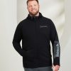 Tops Bench | Full-Zip Scuba Hoodie Black