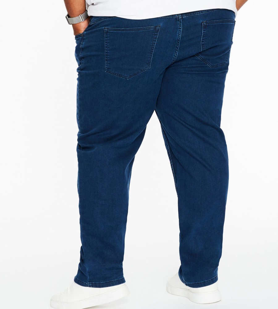 Bottoms Britches | Straight Fit Knit Jeans Indigo