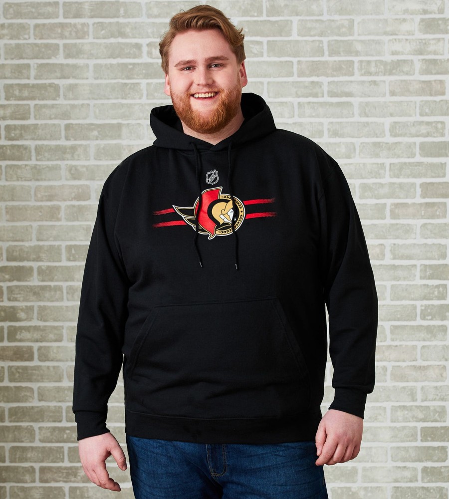 Tops Sports License | Ottawa Senators Nhl Hoodie Black