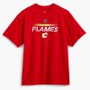 Tops Sports License | Calgary Flames Nhl Graphic Tee Red