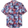 Tops Tommy Bahama | Bahama Coast Floral Short Sleeve Shirt Black