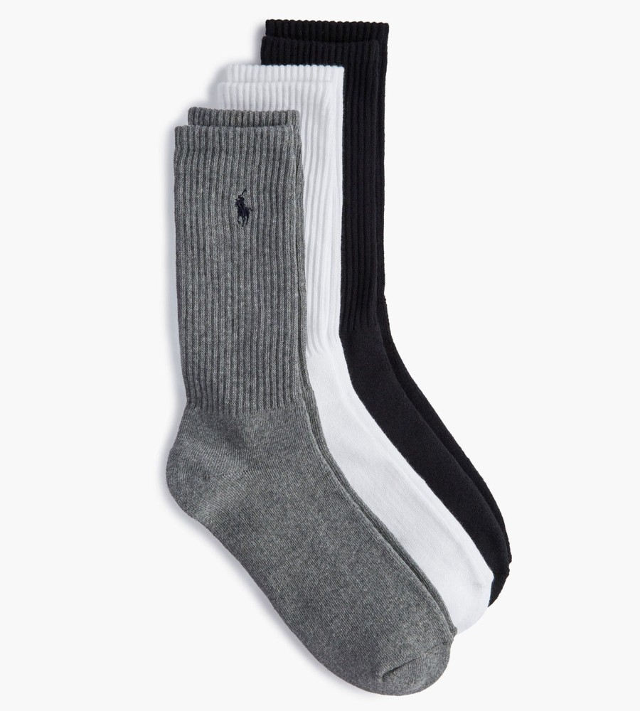 Accessories Polo Ralph Lauren | 3-Pack Athletic Crew Socks