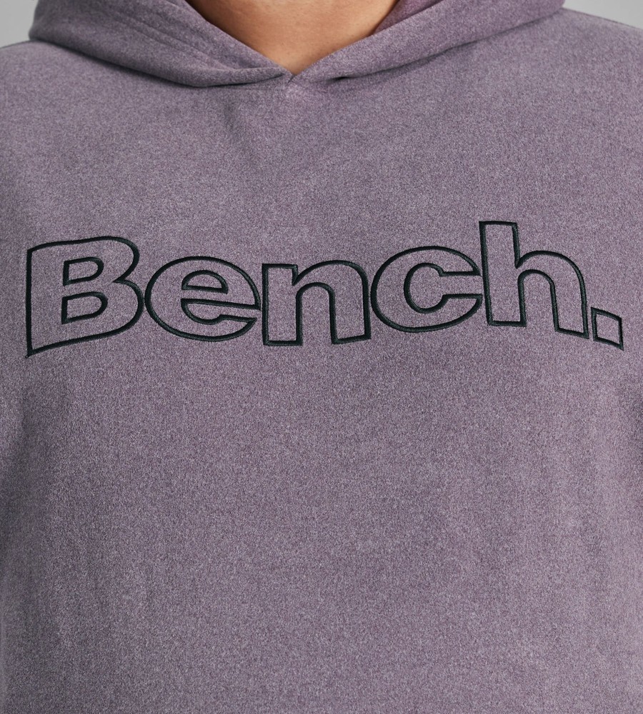 Tops Bench | Super-Soft Bonded Hoodie Purple