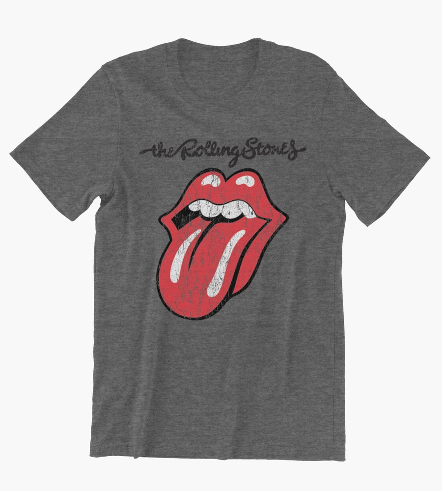 Tops Licensed | The Rolling Stones Graphic Tee Charcoal