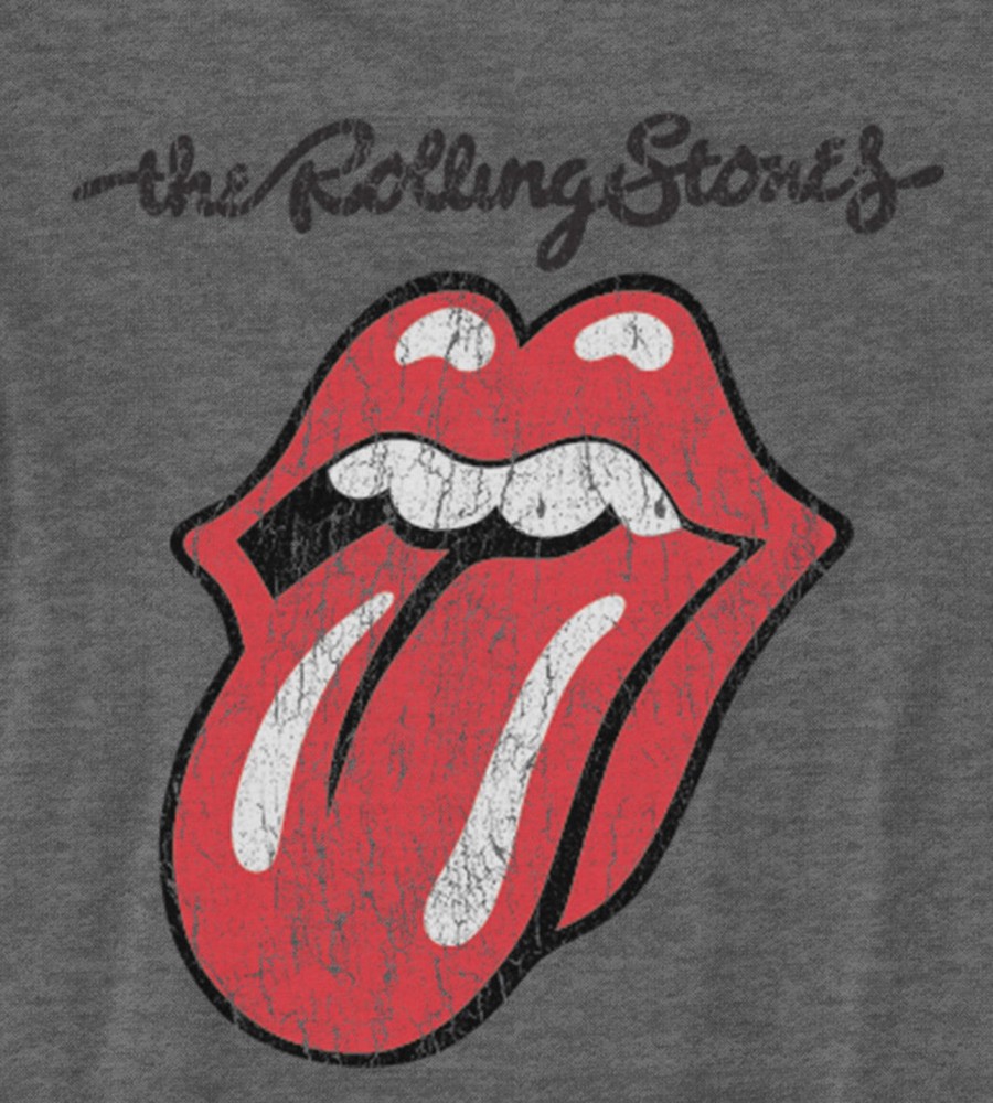 Tops Licensed | The Rolling Stones Graphic Tee Charcoal