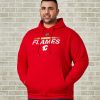 Tops Sports License | Calgary Flames Nhl Hoodie Red