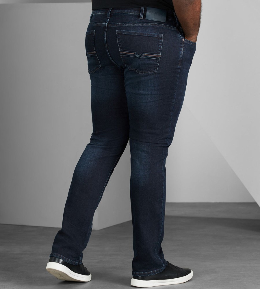 Bottoms Black Bull | Frank Relaxed Athletic Fit Jeans Indigo