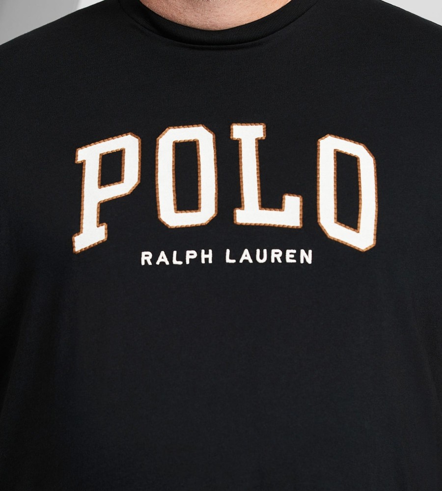 Tops Polo Ralph Lauren | Script Logo Tee Black