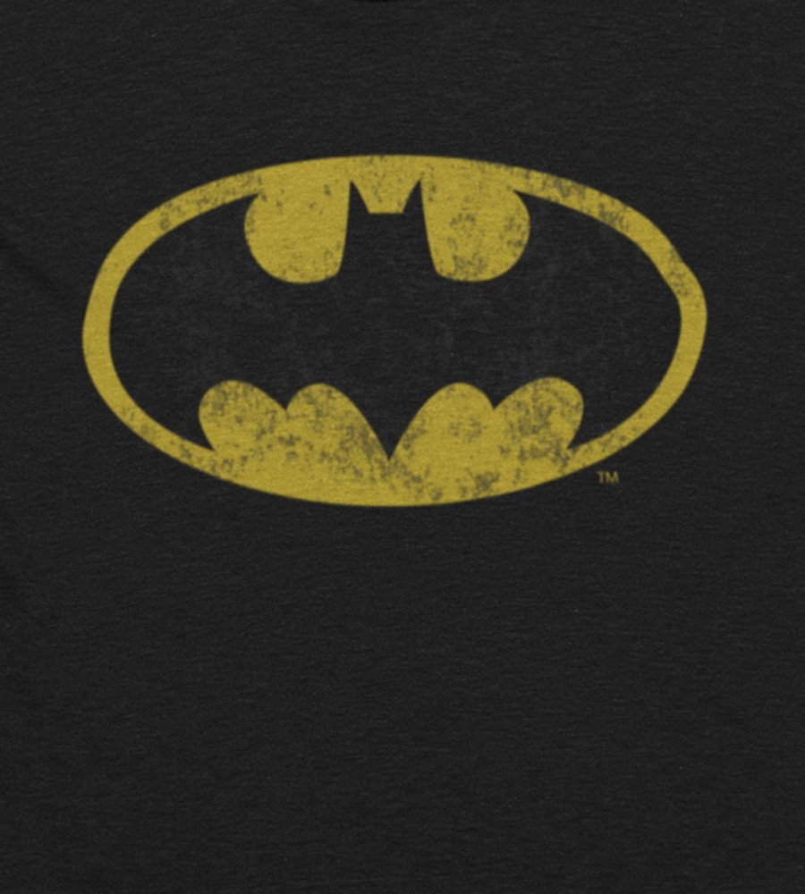 Tops Licensed | Batman Graphic Tee Black