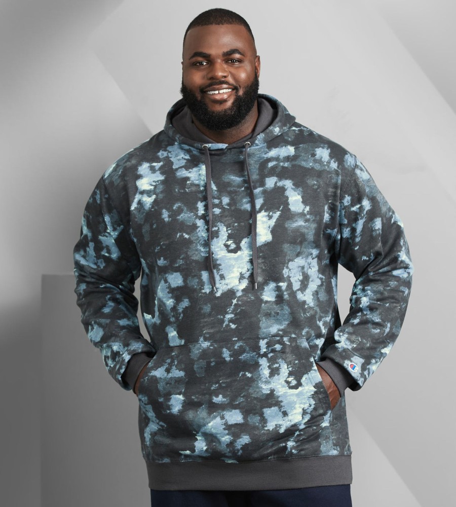 Tops Champion | Camo All Over Print Hoodie Teal