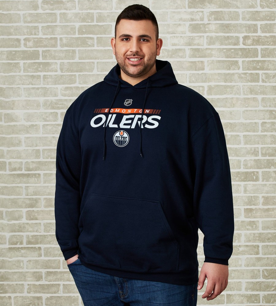 Tops Sports License | Edmonton Oilers Nhl Hoodie Navy