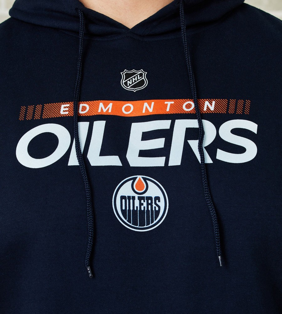 Tops Sports License | Edmonton Oilers Nhl Hoodie Navy