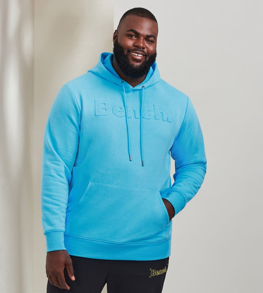 Tops Bench | Logo Pull-Over Hoodie Iceberg