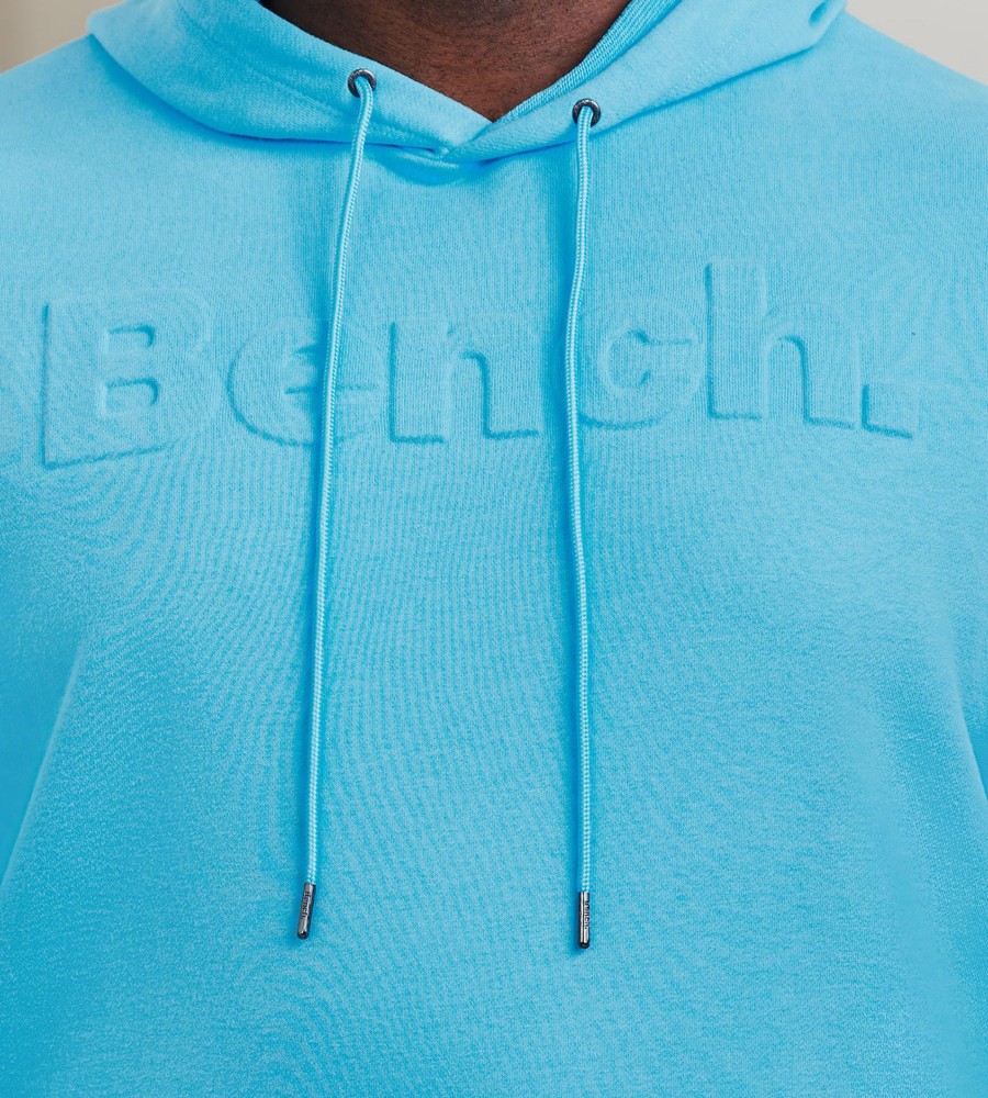 Tops Bench | Logo Pull-Over Hoodie Iceberg