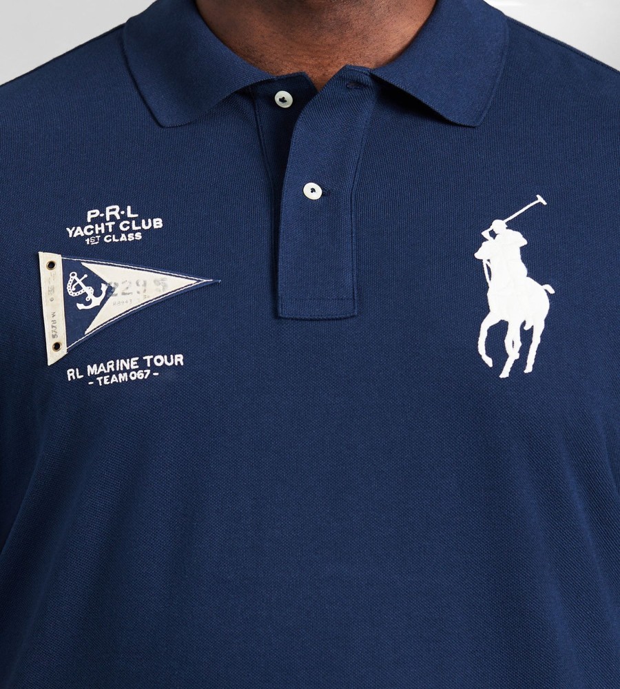 Tops Polo Ralph Lauren | Big Pony Mesh Polo Navy