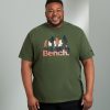 Tops Bench | Rubberized Wilderness Logo Graphic Tee Green