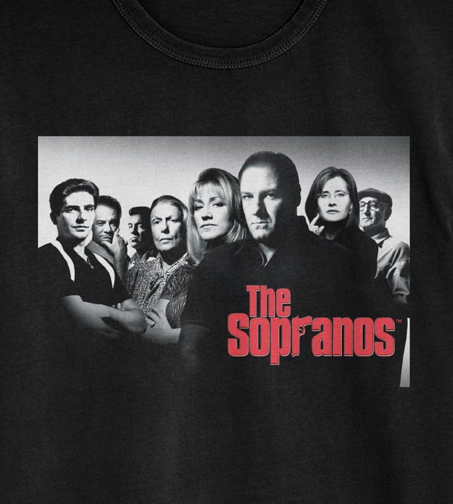 Tops Licensed | The Sopranos Graphic Tee Black