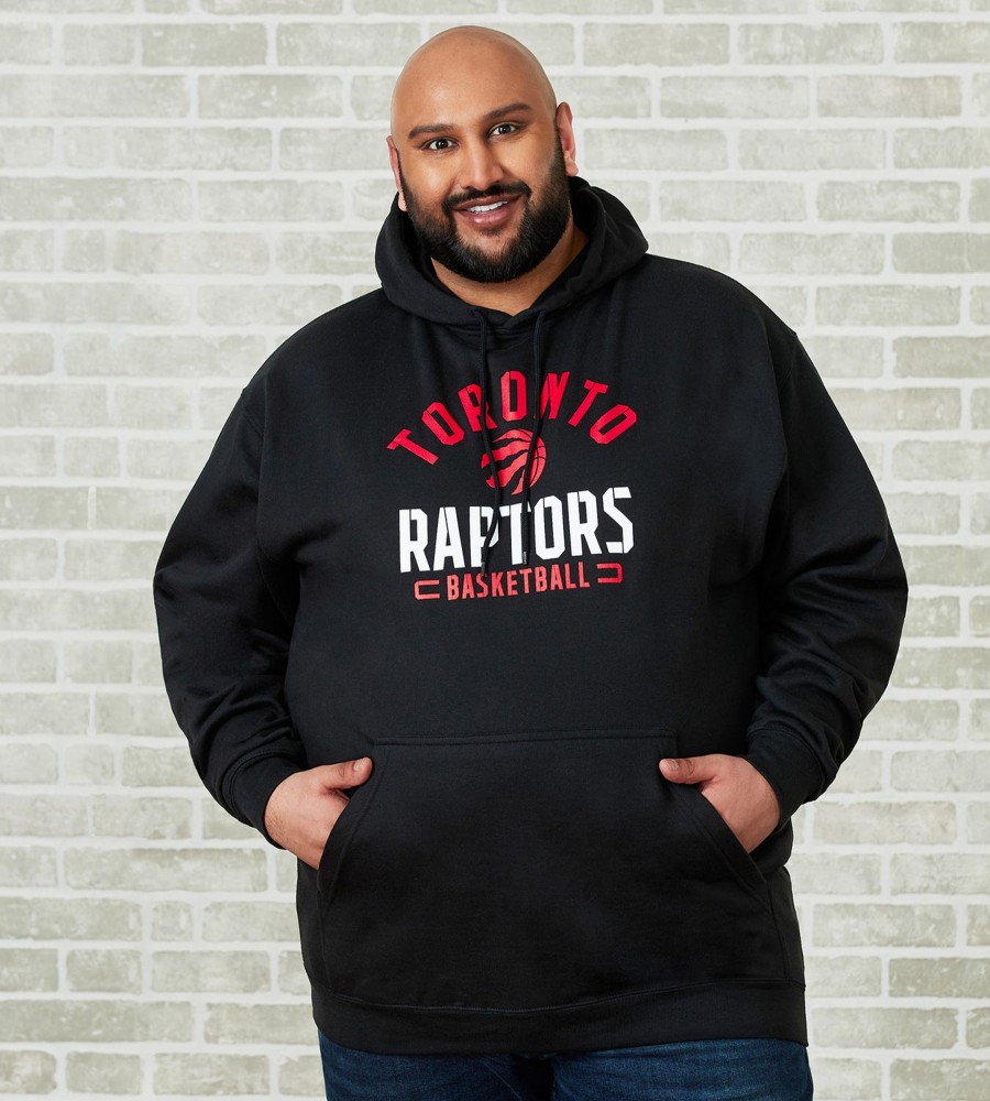 Tops Sports License | Toronto Raptors Nba Hoodie Black