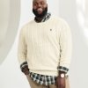 Tops Polo Ralph Lauren | Cable-Knit Crew Neck Sweater Cream