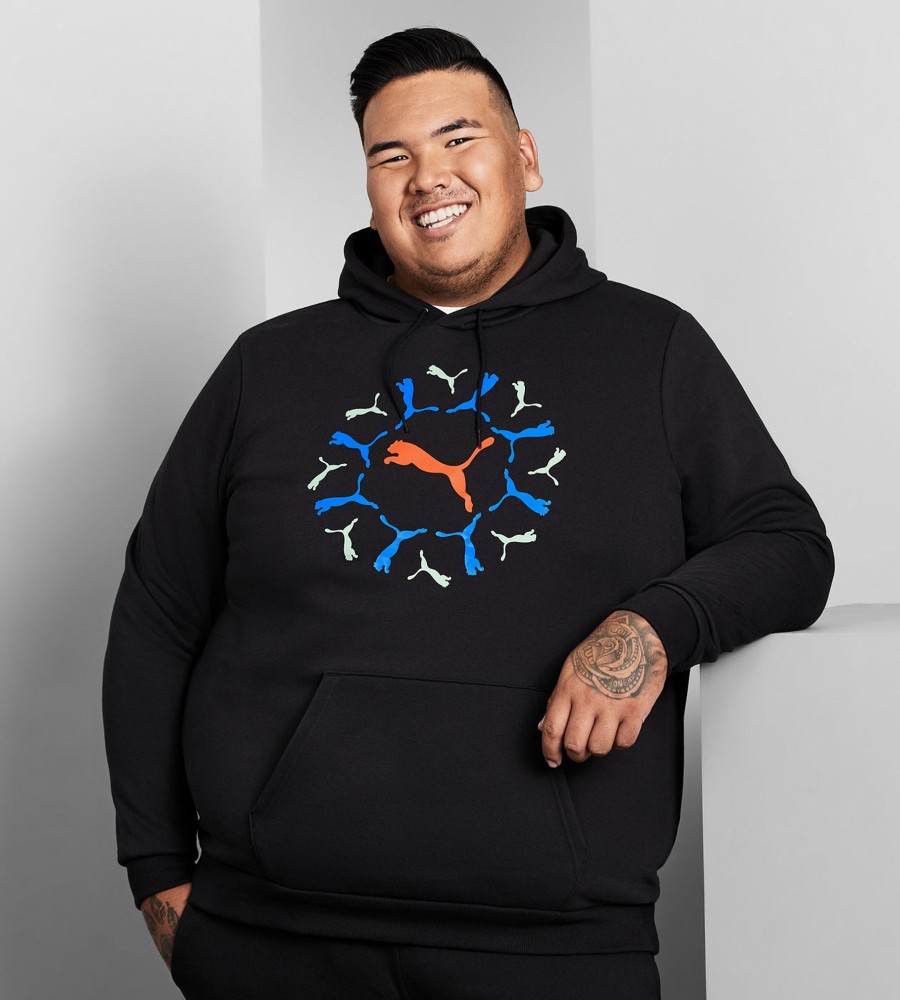 Tops Puma | Essentials Graphic Hoodie Black