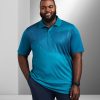 Activewear NXT Nortek | Vertical Striped Polo Teal